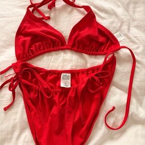 Red Bikini Set